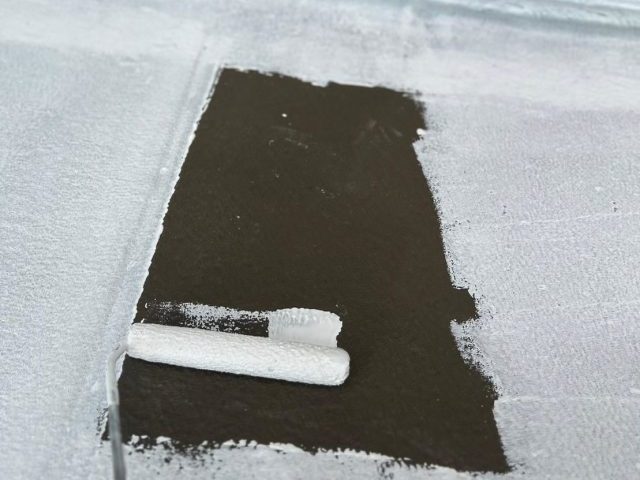 明石市のホワイトカラーで防水塗装